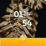 Goldene Hintergrundbilder Uhr